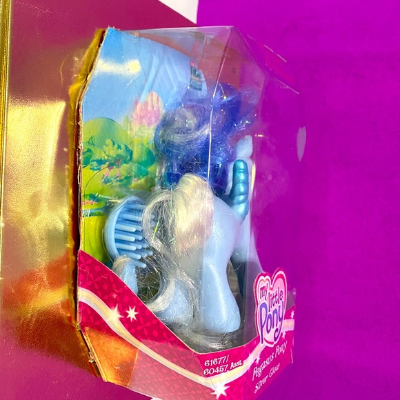 MY LITTLE PONY G3 NWT VTG 2005 CRYSTAL PRINCESS PEGASUS WINGED PONY SILVER GLOW - Picture 13 of 16